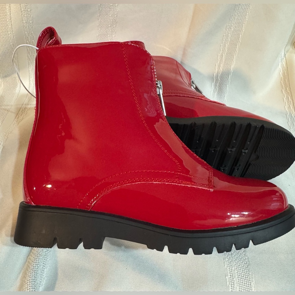 GAP Shiny Red Kids Boots - Picture 3 of 8